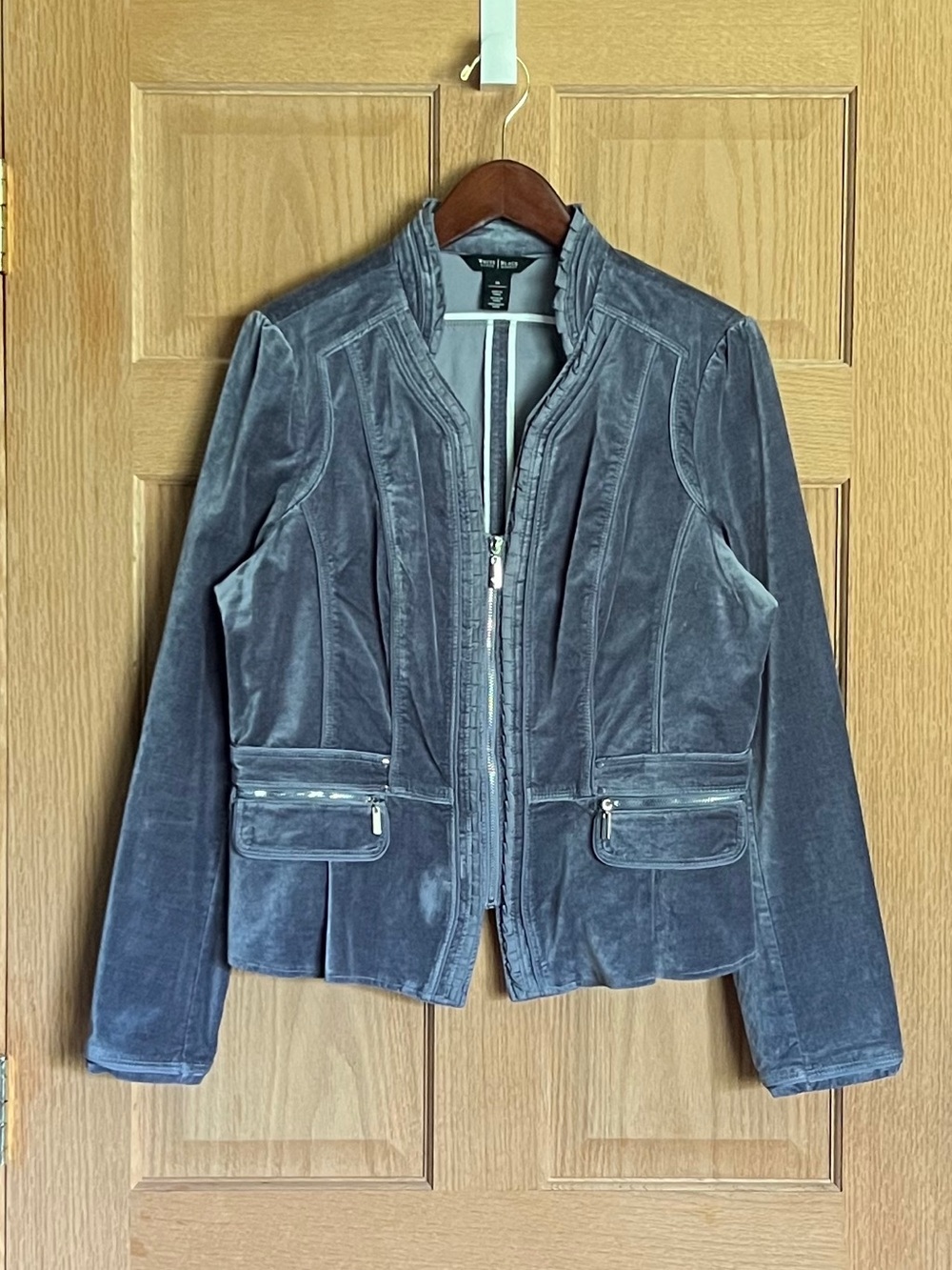 14 WHBM Silver Equestrian Jacket